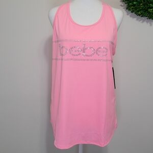 Bebe Pink Women's Tank Top
